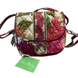 NEW Vera Bradley Little Hip Bag Hello Dahlia! Crossbody Belt bag Fanny Pack NWT